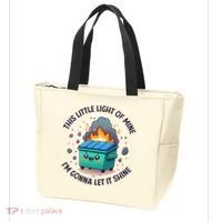 Cute This Little Light Of Mine Lil Dumpster Fire Tote Bag thumb 3