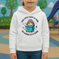 Cute This Little Light Of Mine Lil Dumpster Fire Kids Hoodie thumb 3