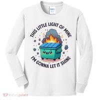 Cute This Little Light Of Mine Lil Dumpster Fire Kids Long Sleeve Shirt thumb 0