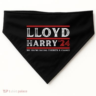 Comedy Tee Lloyd Harry 24 So Youre Saying Theres A Chancc USA-Made Doggie Bandana