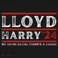 Comedy Tee Lloyd Harry 24 So Youre Saying Theres A Chancc Baby Bodysuit thumb 2