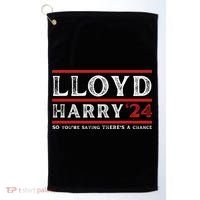Comedy Tee Lloyd Harry 24 So Youre Saying Theres A Chancc Golf Towel thumb 0