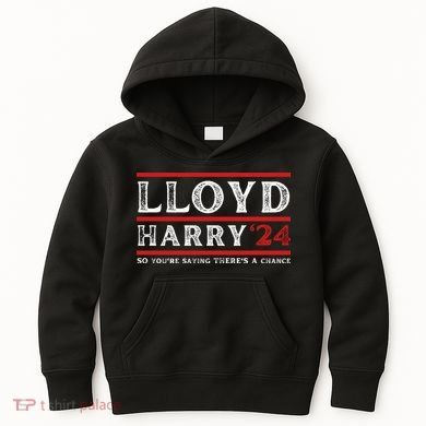 Comedy Tee Lloyd Harry 24 So Youre Saying Theres A Chancc Kids Hoodie