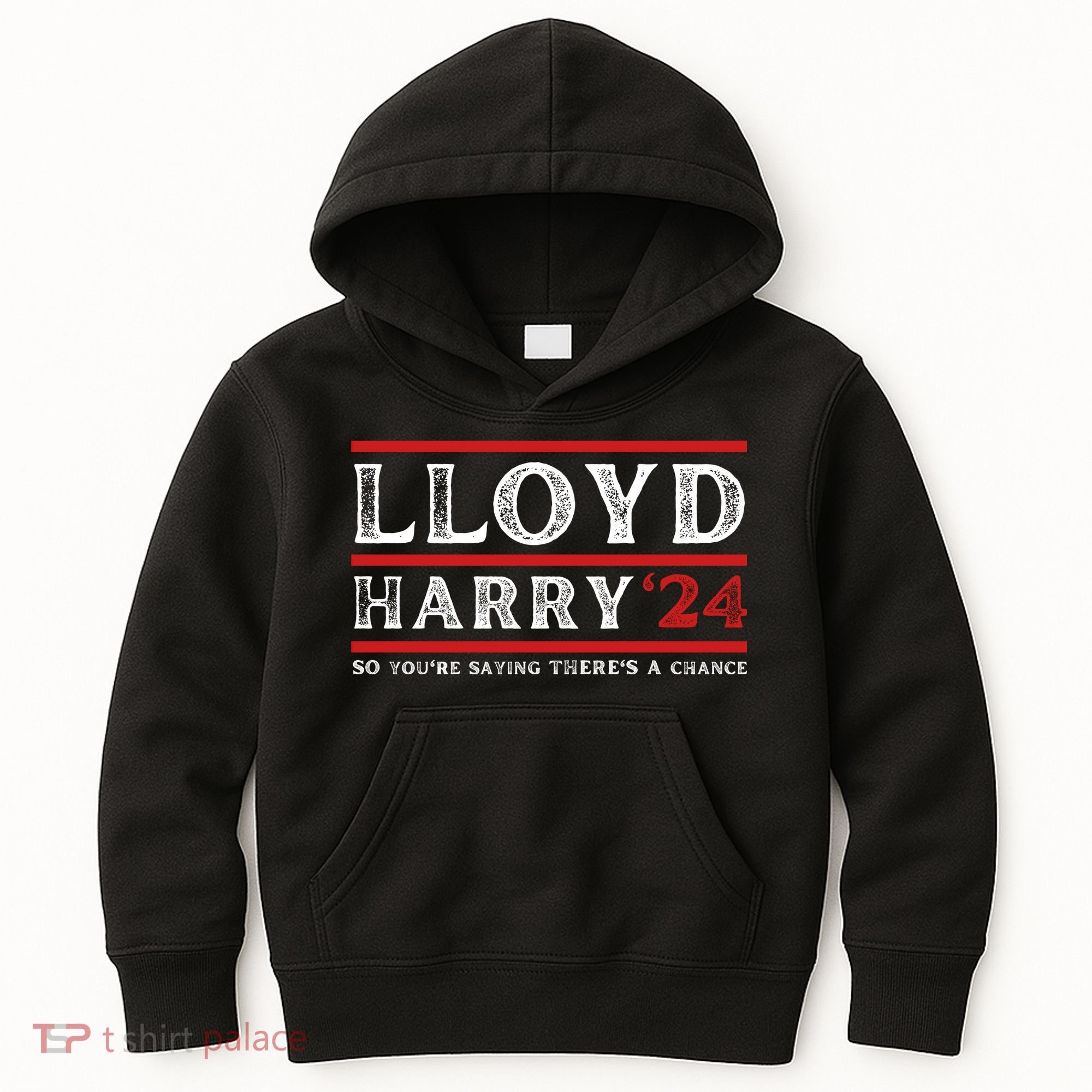 Comedy Tee Lloyd Harry 24 So Youre Saying Theres A Chancc Kids Hoodie