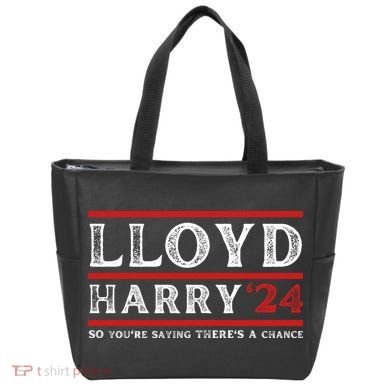 Comedy Tee Lloyd Harry 24 So Youre Saying Theres A Chancc Tote Bag
