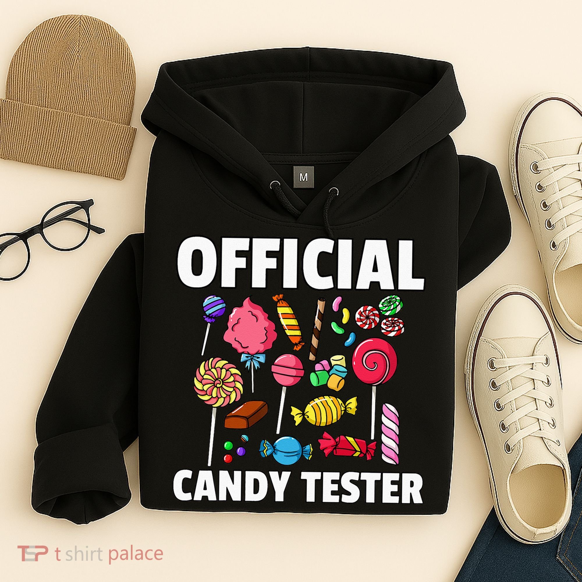 Candy Tester Lollipop Sweets Gift Halloween Kids Hoodie