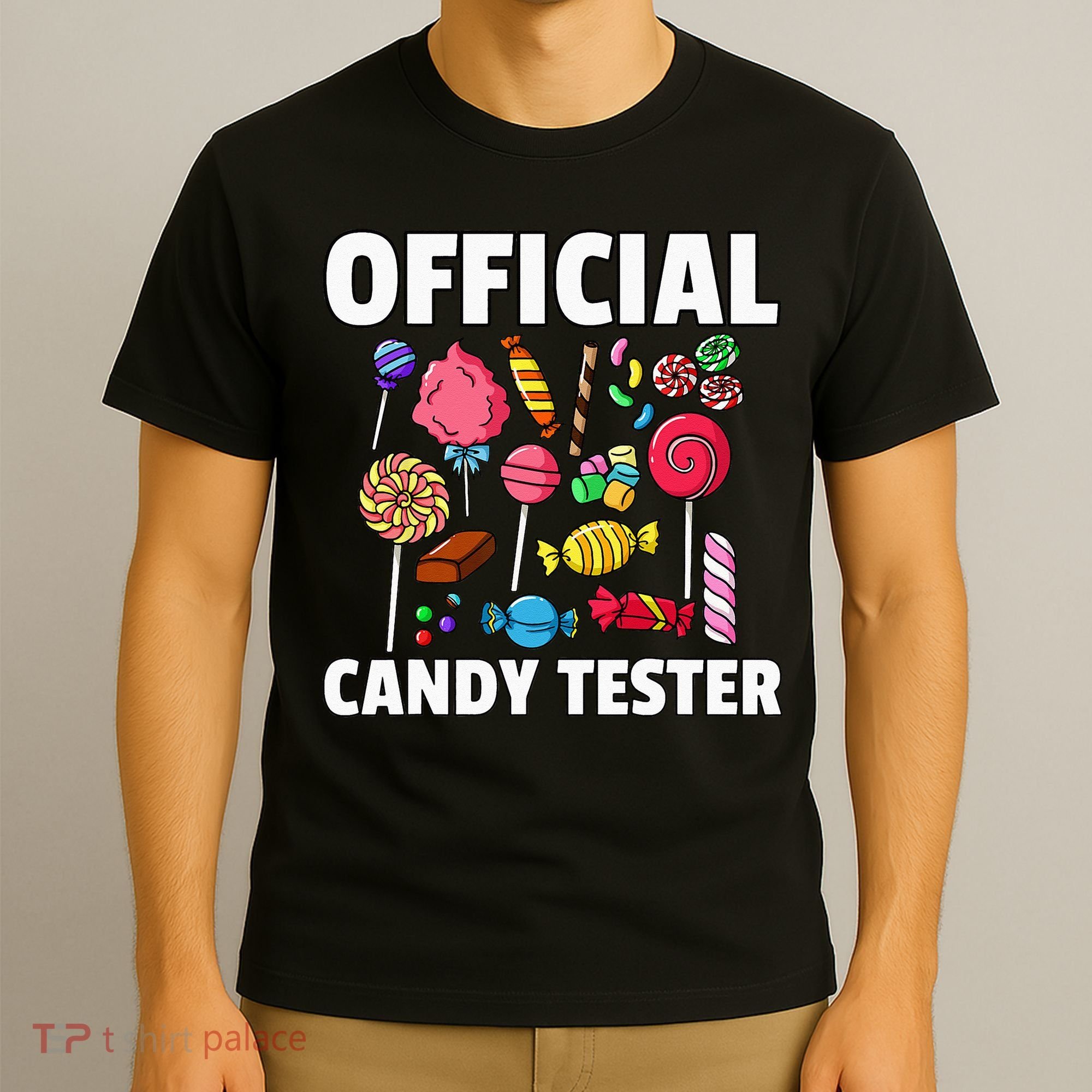 Candy Tester Lollipop Sweets Gift Halloween Kids T-Shirt