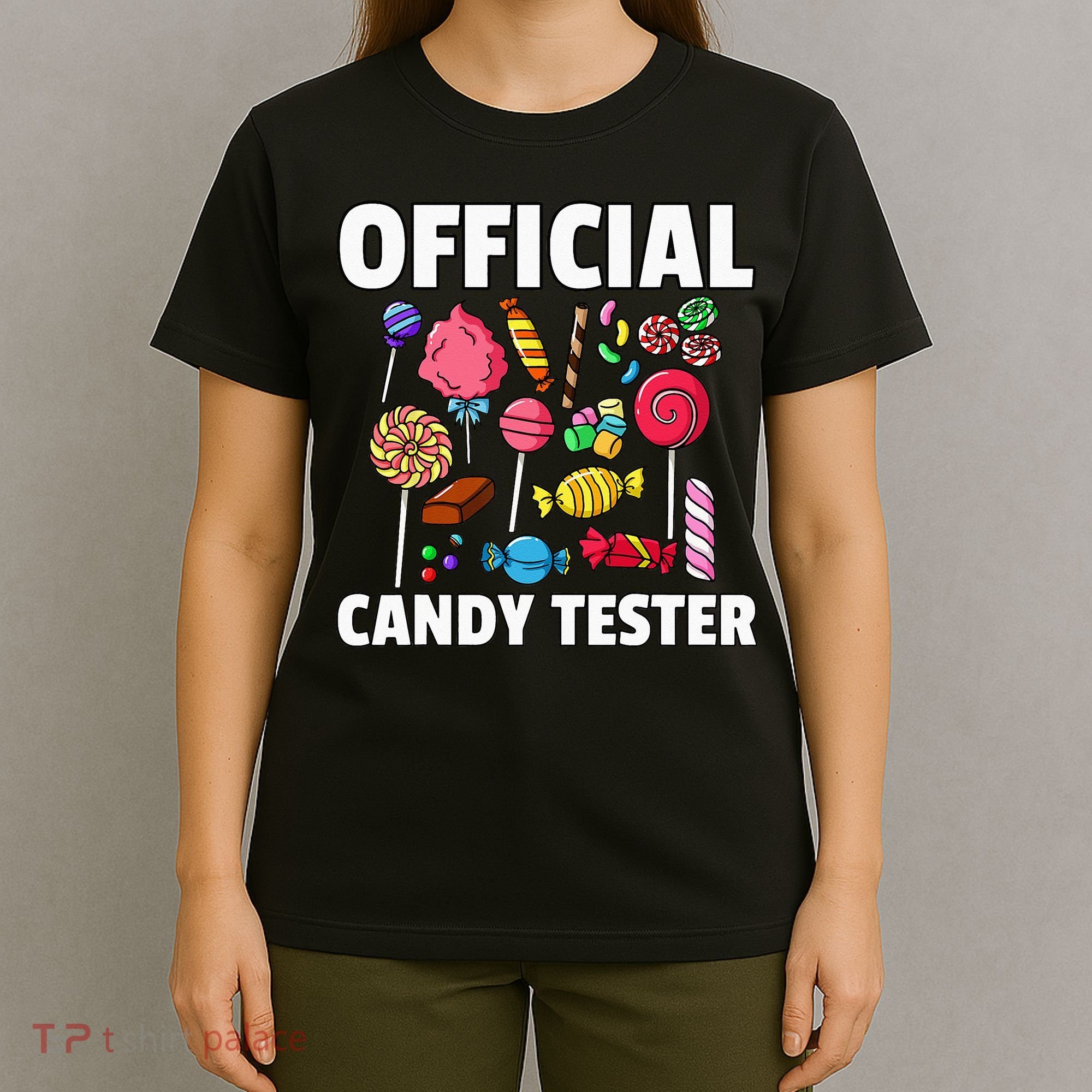 Candy Tester Lollipop Sweets Gift Halloween Kids T-Shirt