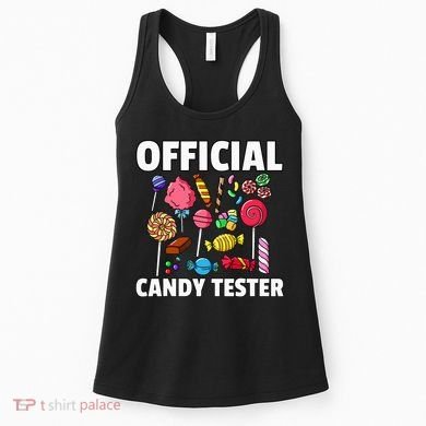 Candy Tester Lollipop Sweets Gift Halloween Kids Women's Tank Top