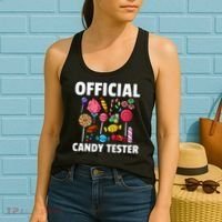 Candy Tester Lollipop Sweets Gift Halloween Kids Women's Tank Top thumb 2
