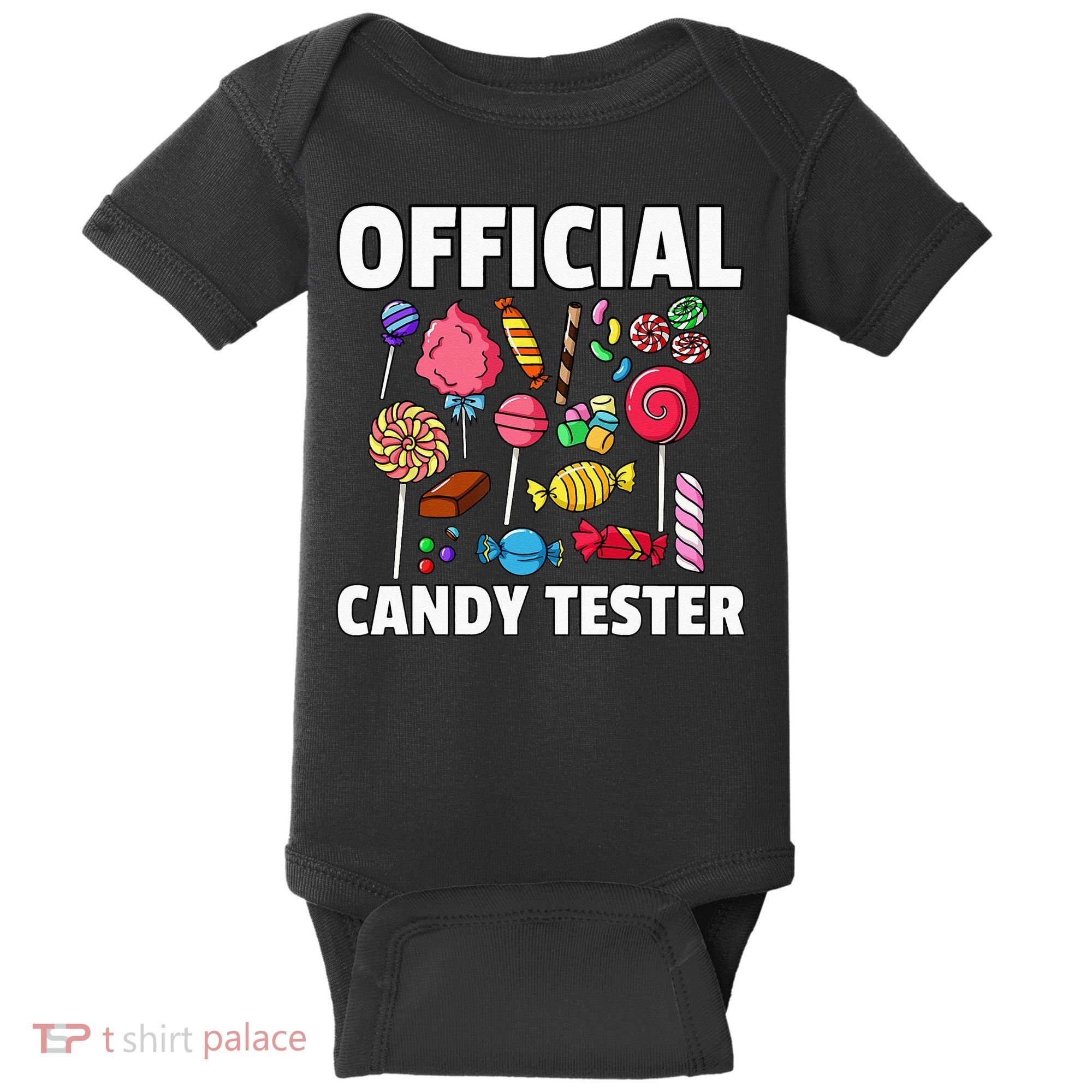 Candy Tester Lollipop Sweets Gift Halloween Kids Baby Bodysuit