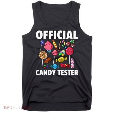 Candy Tester Lollipop Sweets Gift Halloween Kids Tank Top