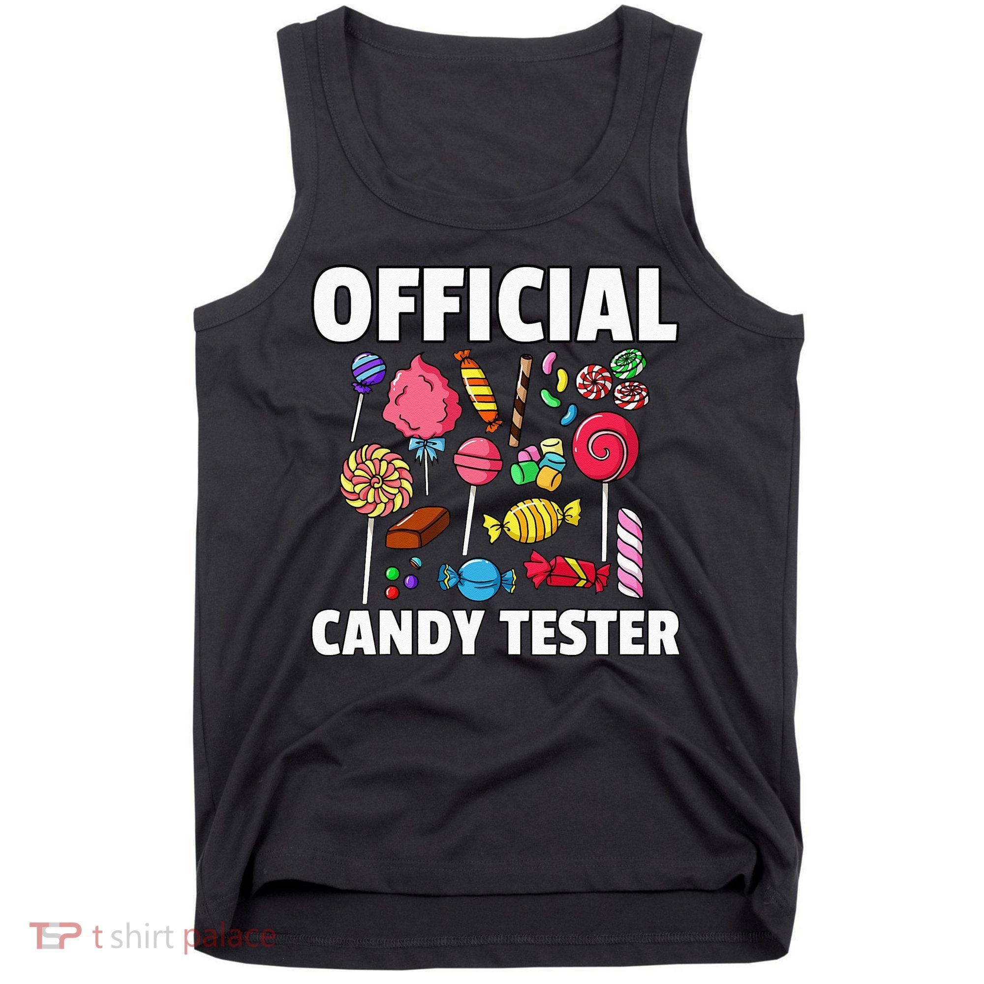 Candy Tester Lollipop Sweets Gift Halloween Kids Tank Top