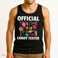 Candy Tester Lollipop Sweets Gift Halloween Kids Tank Top thumb 3