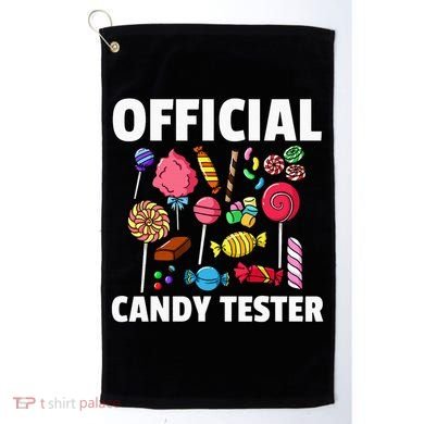 Candy Tester Lollipop Sweets Gift Halloween Kids Golf Towel