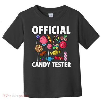 Candy Tester Lollipop Sweets Gift Halloween Kids Toddler T-Shirt