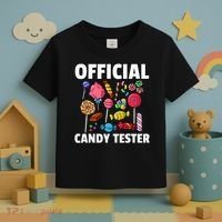 Candy Tester Lollipop Sweets Gift Halloween Kids Toddler T-Shirt thumb 3