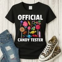 Candy Tester Lollipop Sweets Gift Halloween Kids Women's T-Shirt thumb 3