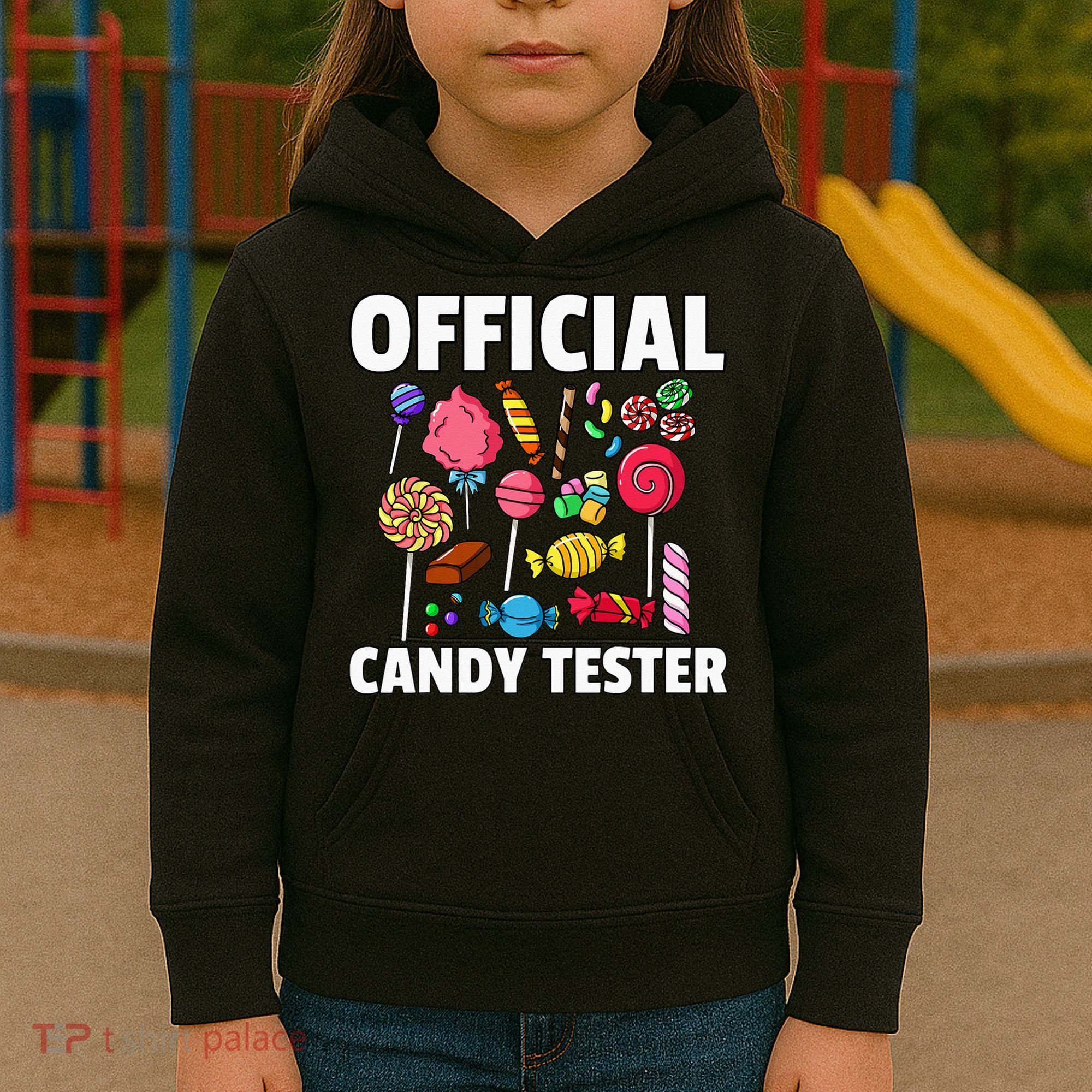 Candy Tester Lollipop Sweets Gift Halloween Kids Kids Hoodie