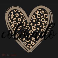 Colorado Tee Leopard Print Heart Graphic T-Shirt thumb 7