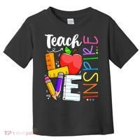 Cute Teach Love And Inspire Teacher Toddler T-Shirt thumb 0