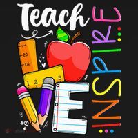 Cute Teach Love And Inspire Teacher Kids Sweatshirt thumb 2
