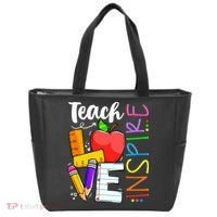 Cute Teach Love And Inspire Teacher Tote Bag thumb 0