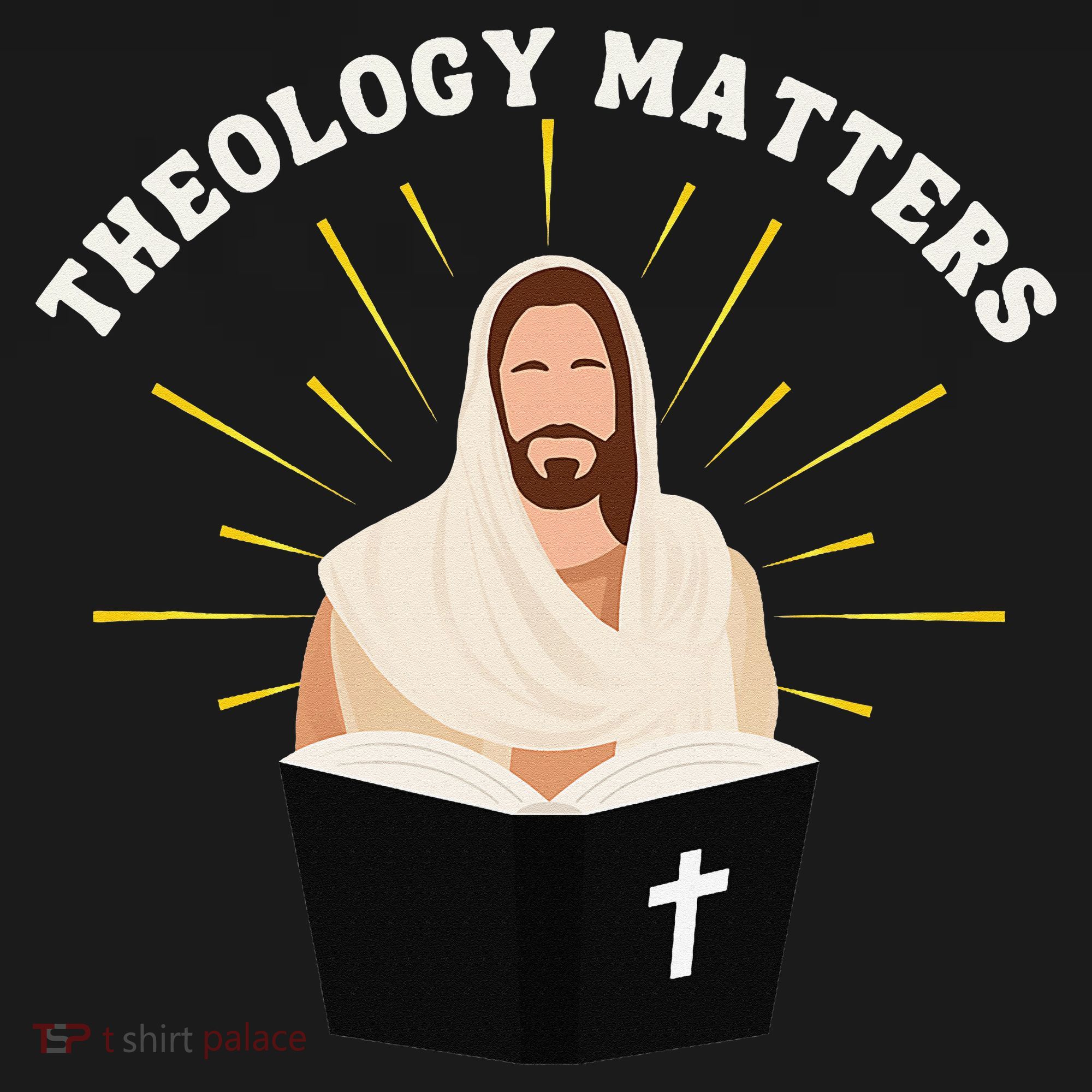 Cute Theology Matters Christian Retro Jesus Bible For Women Women's Hoodie