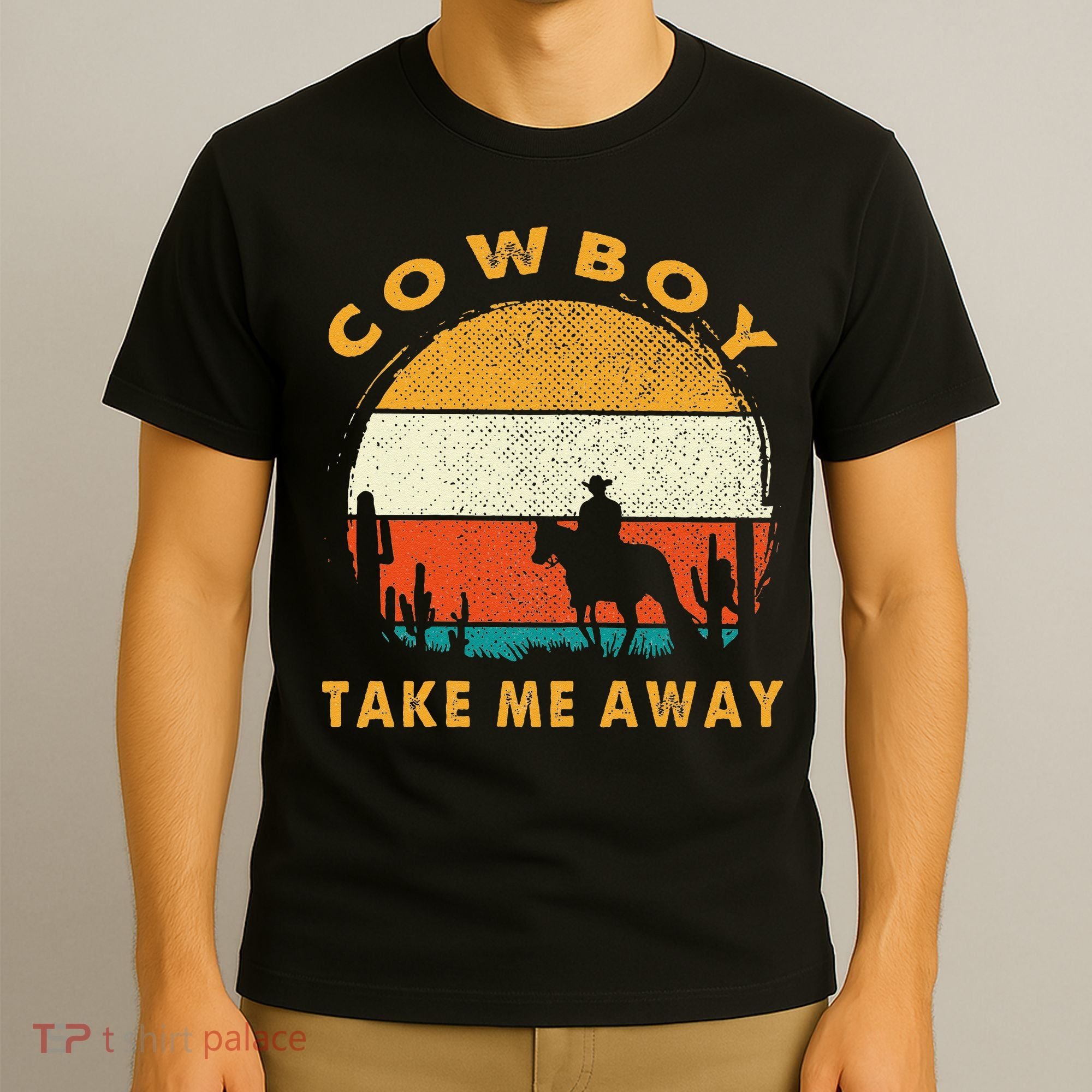 Cowboy Take Me Away S Vintage Country Music T-Shirt