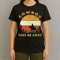 Cowboy Take Me Away S Vintage Country Music T-Shirt thumb 4