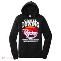 Camel Towing Meaningful Gift Funny Retro Camel Towing Funny Halloween Great Gift Women's Hoodie thumb 0
