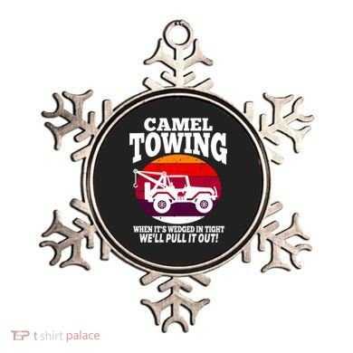 Camel Towing Meaningful Gift Funny Retro Camel Towing Funny Halloween Great Gift Ornament