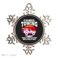 Camel Towing Meaningful Gift Funny Retro Camel Towing Funny Halloween Great Gift Ornament thumb 0