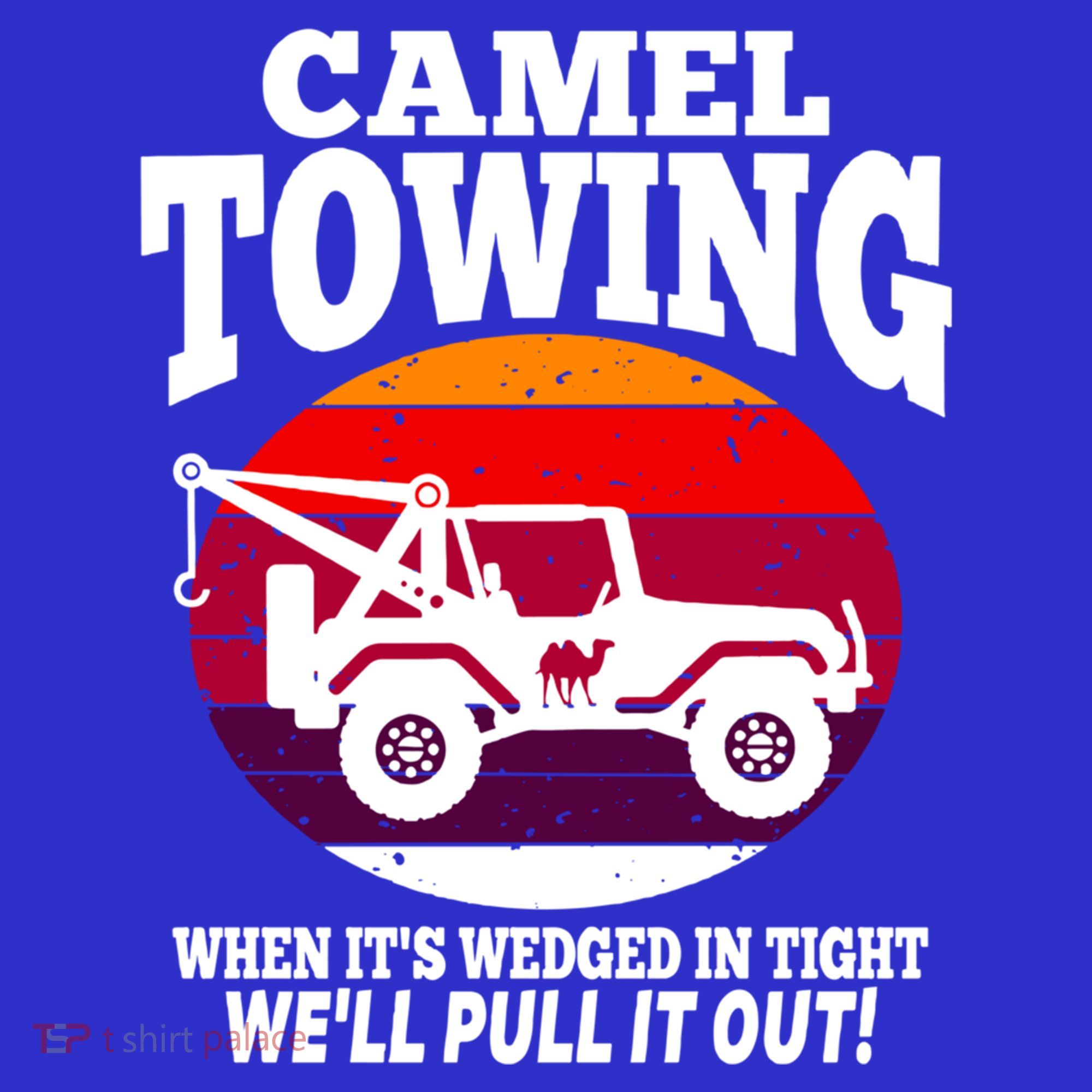 Camel Towing Meaningful Gift Funny Retro Camel Towing Funny Halloween Great Gift Sweatshirt