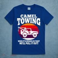 Camel Towing Meaningful Gift Funny Retro Camel Towing Funny Halloween Great Gift T-Shirt thumb 5