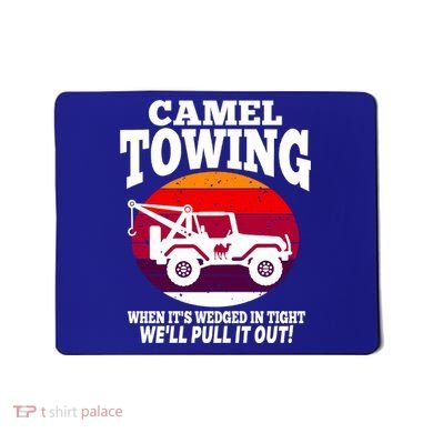 Camel Towing Meaningful Gift Funny Retro Camel Towing Funny Halloween Great Gift Mousepad