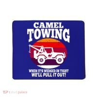 Camel Towing Meaningful Gift Funny Retro Camel Towing Funny Halloween Great Gift Mousepad thumb 0