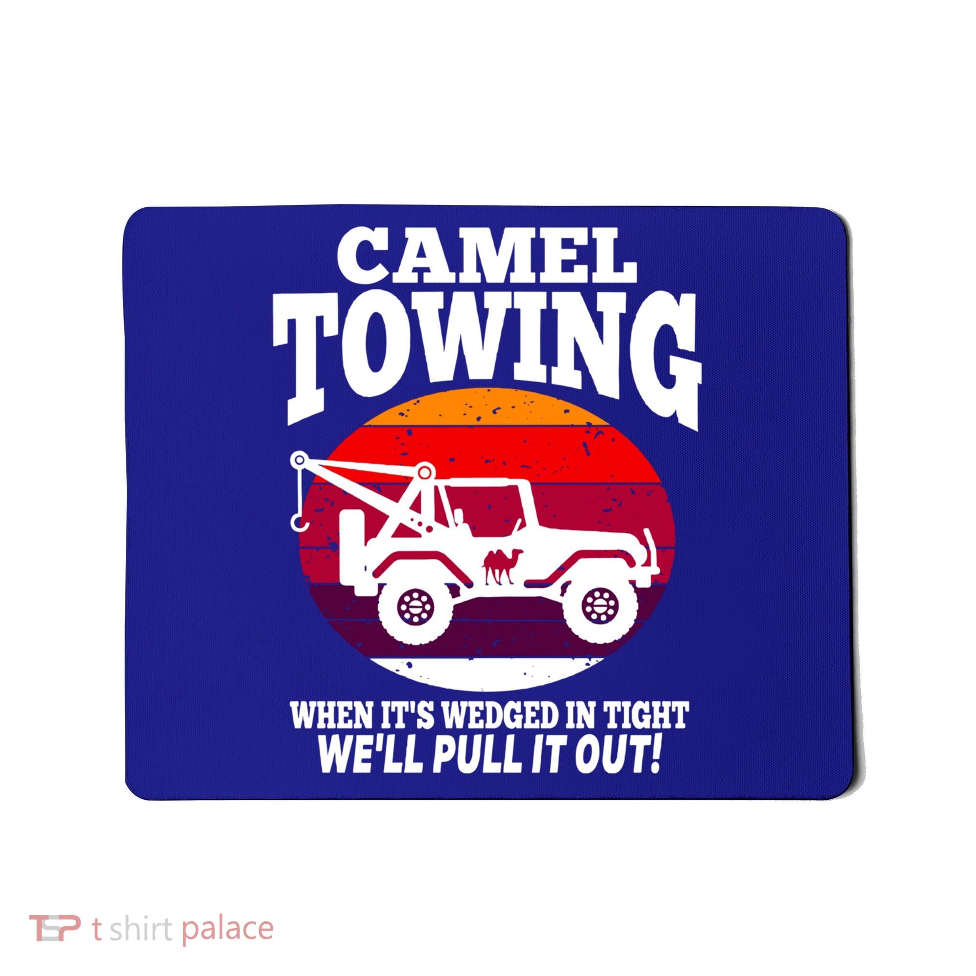 Camel Towing Meaningful Gift Funny Retro Camel Towing Funny Halloween Great Gift Mousepad