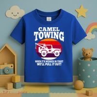 Camel Towing Meaningful Gift Funny Retro Camel Towing Funny Halloween Great Gift Toddler T-Shirt thumb 3