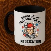 Consider This My Declaration Of Intoxication Coffee Mug thumb 2