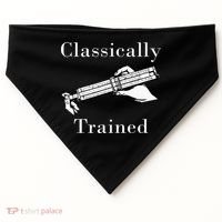 Classically Trained Mechanical Analog Calculator Slide Rule USA-Made Doggie Bandana thumb 0