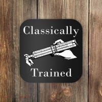 Classically Trained Mechanical Analog Calculator Slide Rule Coaster thumb 0