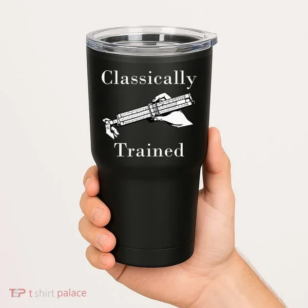 Classically Trained Mechanical Analog Calculator Slide Rule Tumbler