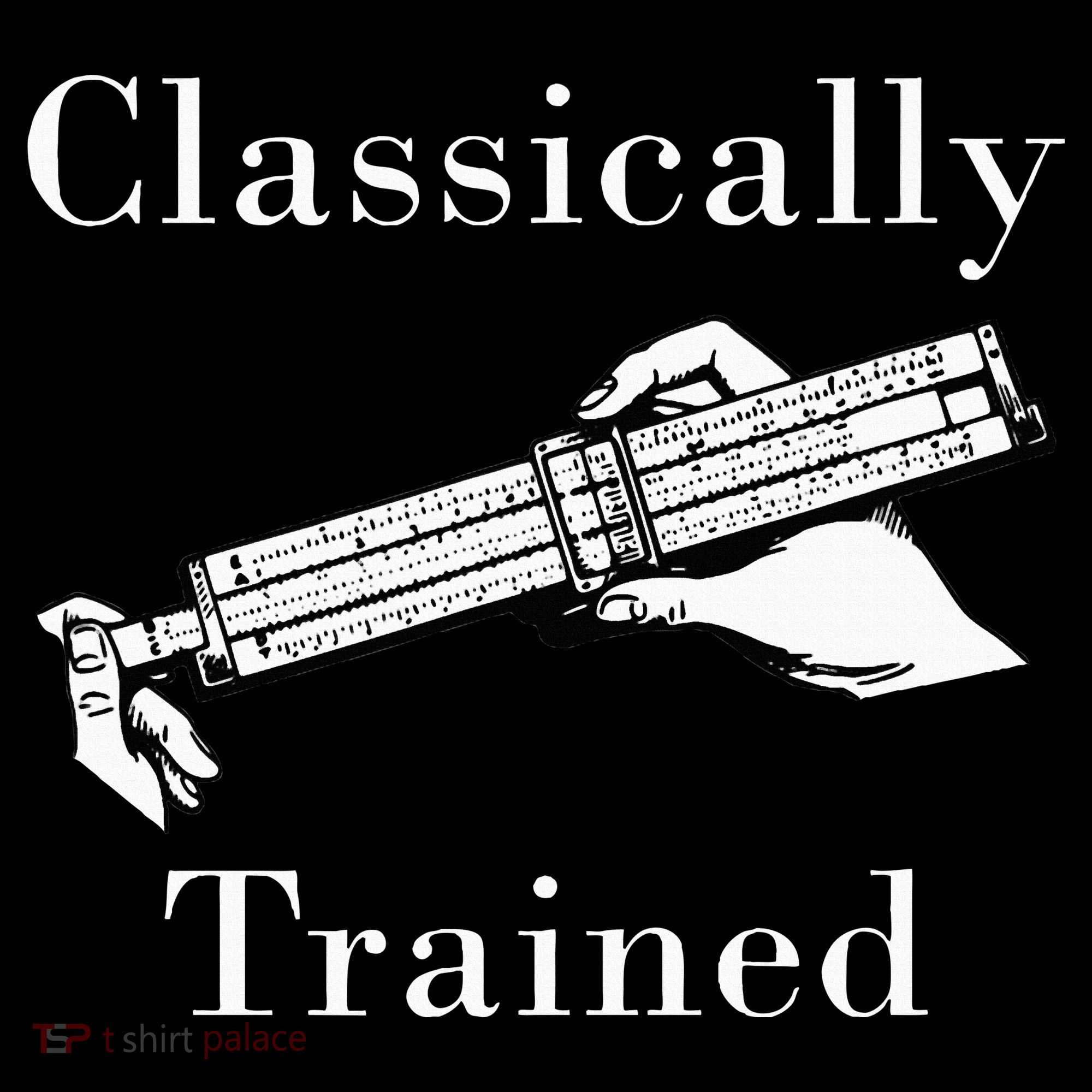 Classically Trained Mechanical Analog Calculator Slide Rule Baby Bodysuit
