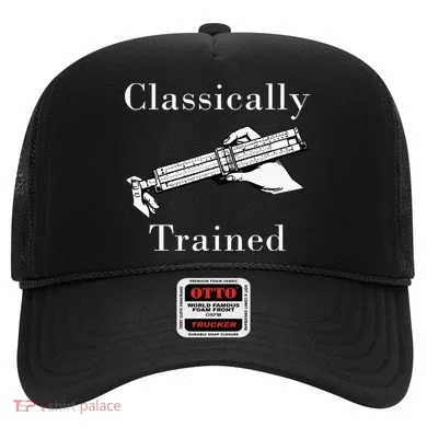 Classically Trained Mechanical Analog Calculator Slide Rule Hat