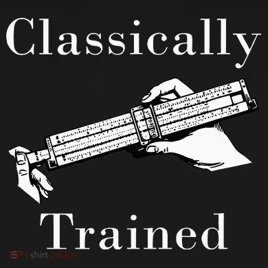 Classically Trained Mechanical Analog Calculator Slide Rule Tank Top