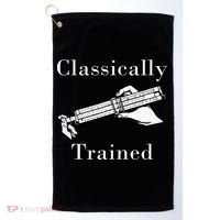 Classically Trained Mechanical Analog Calculator Slide Rule Golf Towel thumb 0