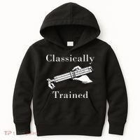Classically Trained Mechanical Analog Calculator Slide Rule Kids Hoodie thumb 0