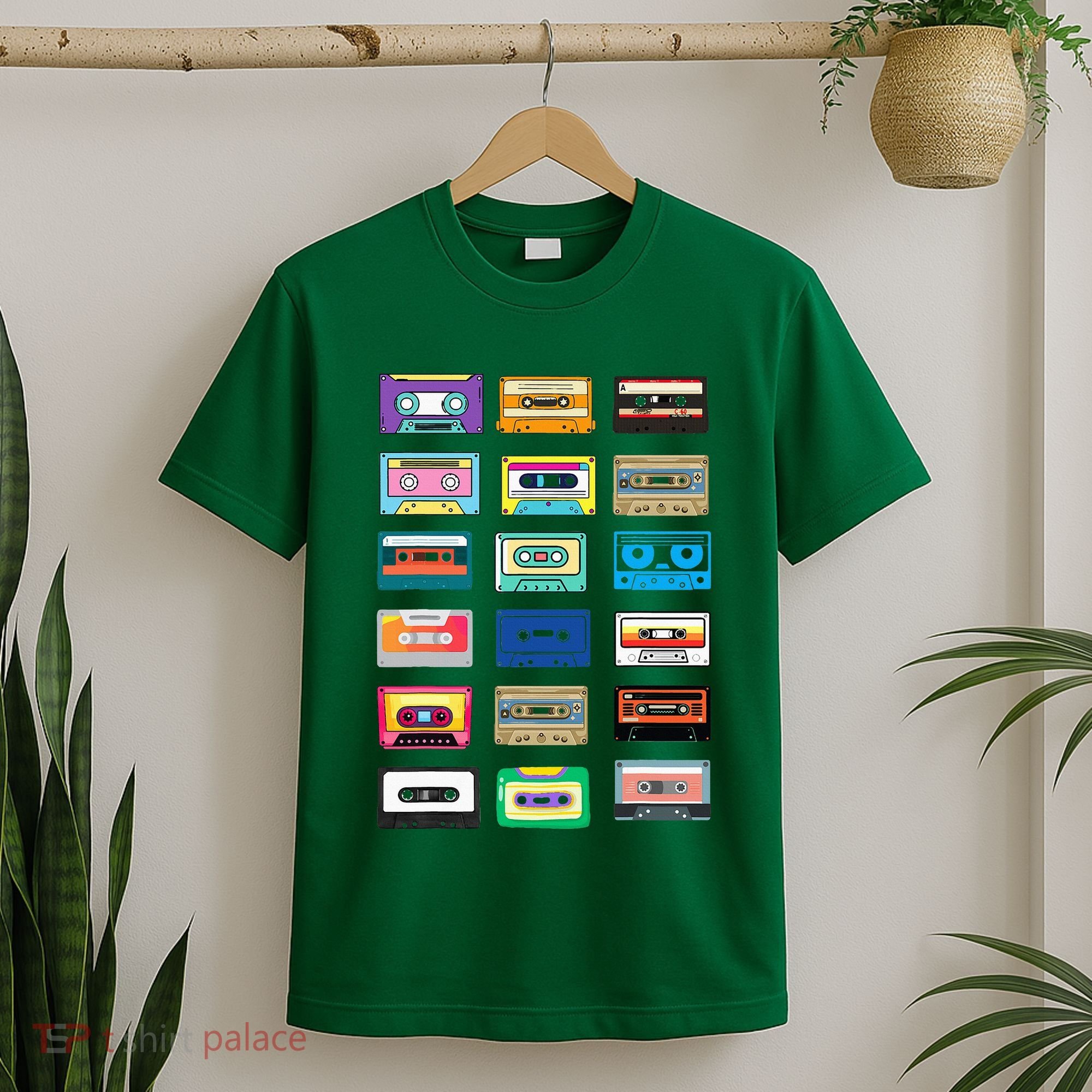 Cassette Tapes Mixtapes 1980s 1990s Radio Music T-Shirt