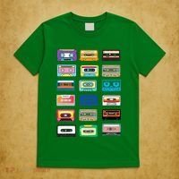 Cassette Tapes Mixtapes 1980s 1990s Radio Music T-Shirt thumb 5